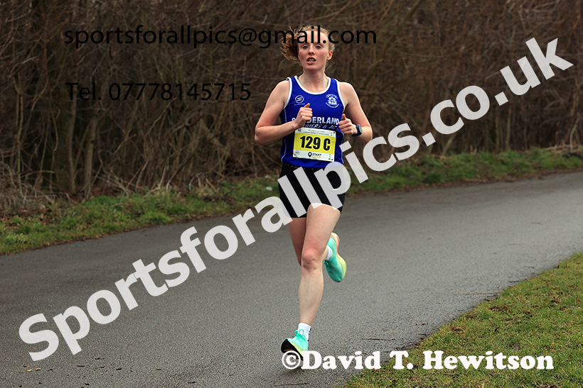 Senior Women and Over-35s Women 2025 NECAA Royal Signals Road Relays Champs.,  Hetton Lyons Country Park, Hetton le Hole, County Durham. Photo: David T. Hewitson/Sports for All Pics